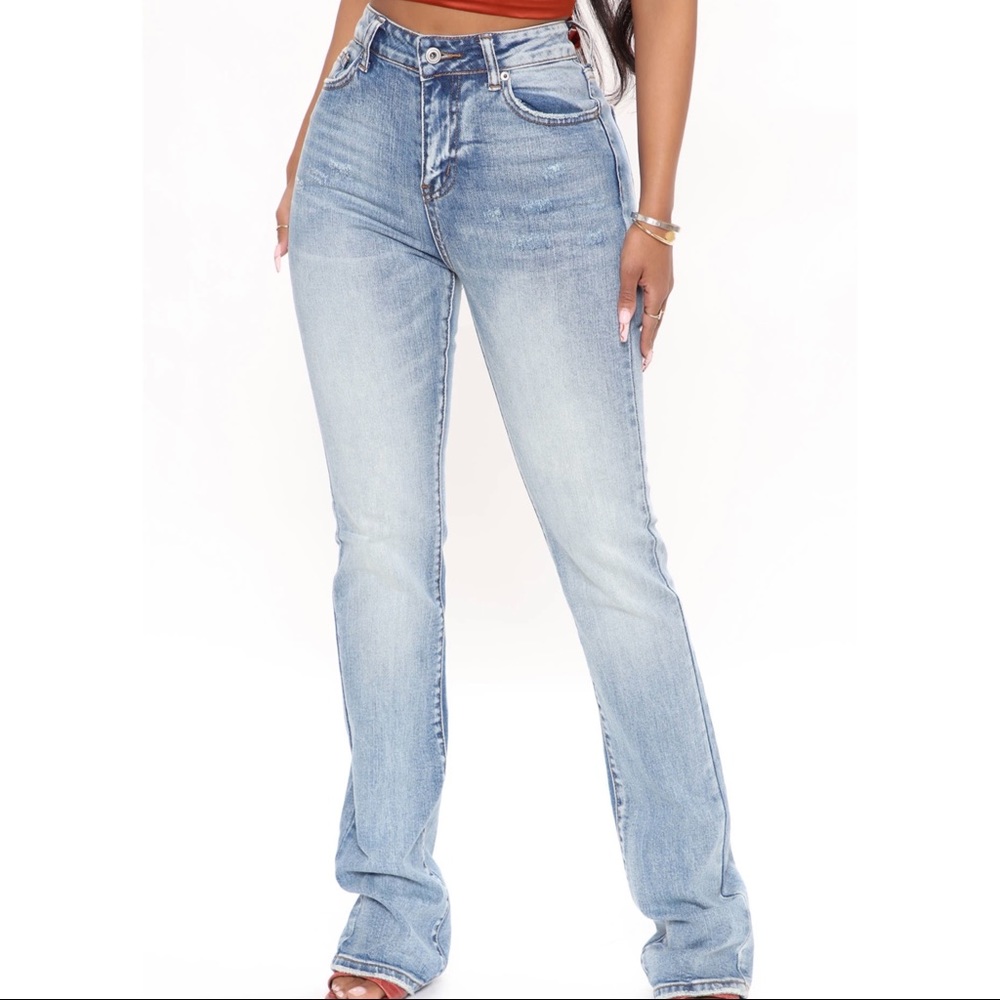 Fashionnova high rise bootcut jeans